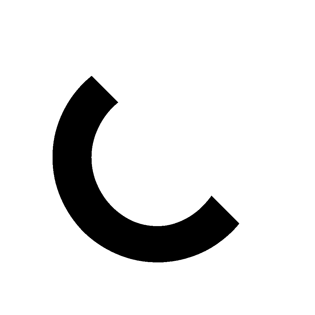 Black transparent mark